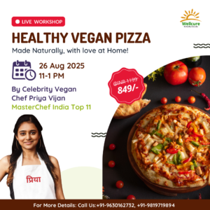 Healthy, Tasty & Gluten-Free Vegan Pizzas making at Home LIVE Program