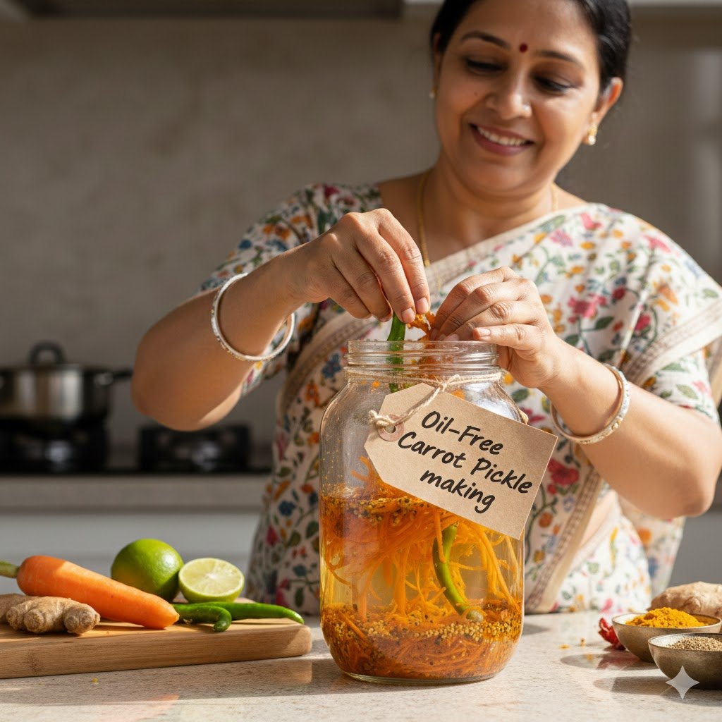 Oil-Free Pickles making