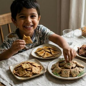 Oil-Free Healthy Millet Crackers