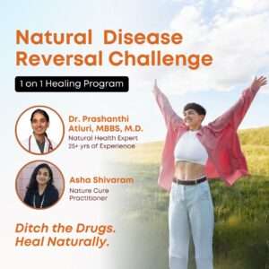Natural Disease Reversal Challenge 1-On-1 Personalized Consultation/ Coaching